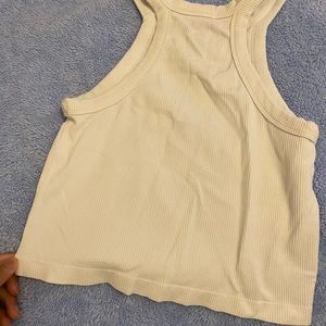 White crop top/tank